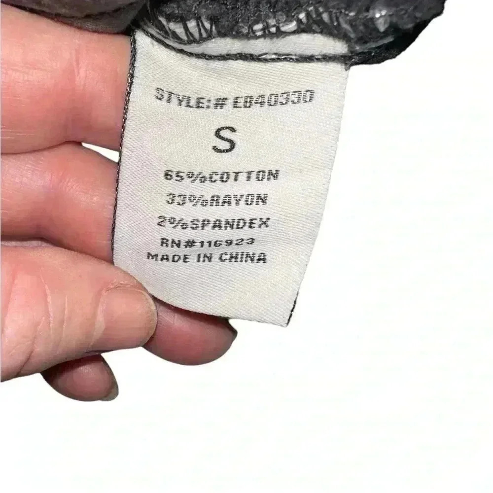 Easel Los Angeles size small black acid wash skinny‎ jean jegging. - Picture 9 of 11